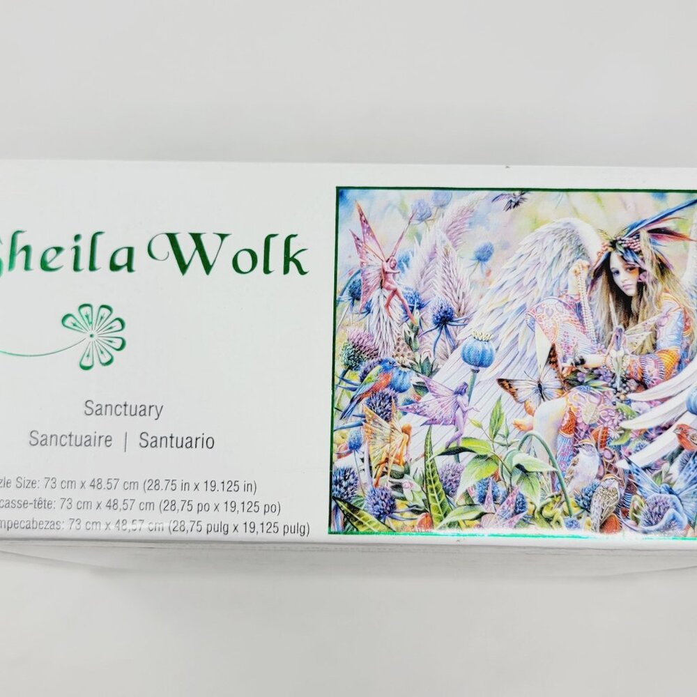 The Sanctuary By Sheila Wolk Puzzle Jigsaw 1000pc Fairy - Picture 3 of 4